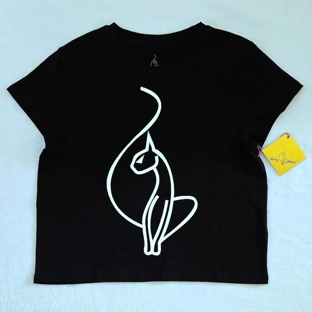 Baby Phat Max The Cat🐈 Logo Graphic Tee👕 - NWT